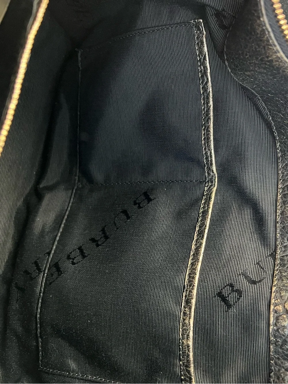 Burberry Gradient Metallic Signature Grain Medium Dewsbury Tote
